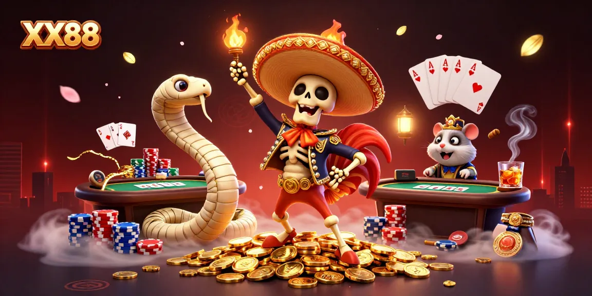 Experience the excitement of winning with XX88 in this vibrant casino scene!